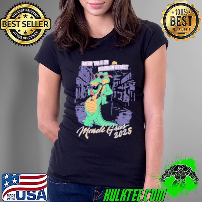 Gator Tails On Bourbon Street Ladies Tee