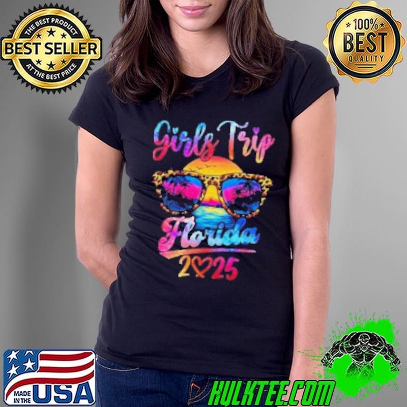 Girls Trip Florida 2025 Matching Summer Vacation Women Shirt