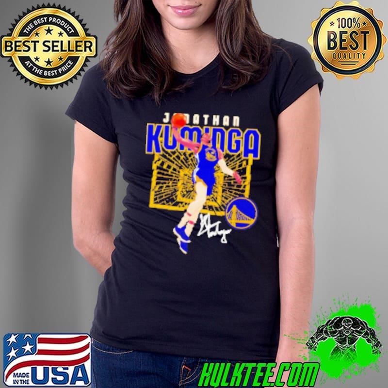 Jonathan Kuminga Golden State Warriors NBA basketball shattered signature vintage Ladies Tee
