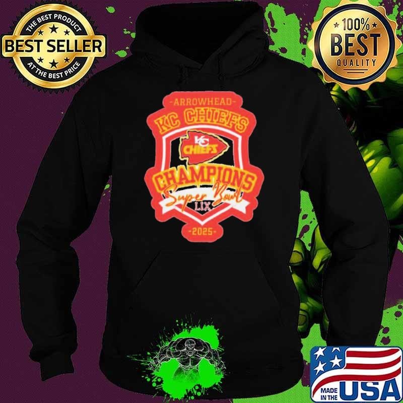 Kansas City Chiefs Arrowhead Champions Super Bowl LIX 2025 Hoodie