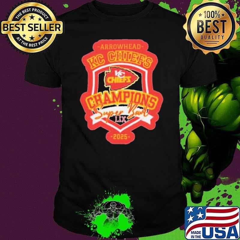 Kansas City Chiefs Arrowhead Champions Super Bowl LIX 2025 Unisex