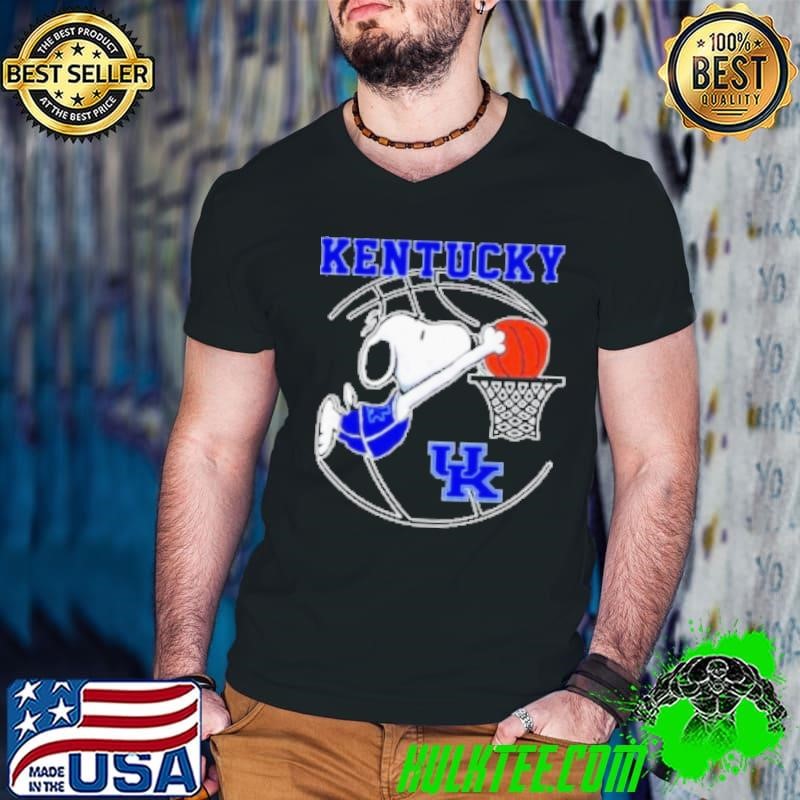 Kentucky Wildcat basketball Snoopy slam dunk Shirt