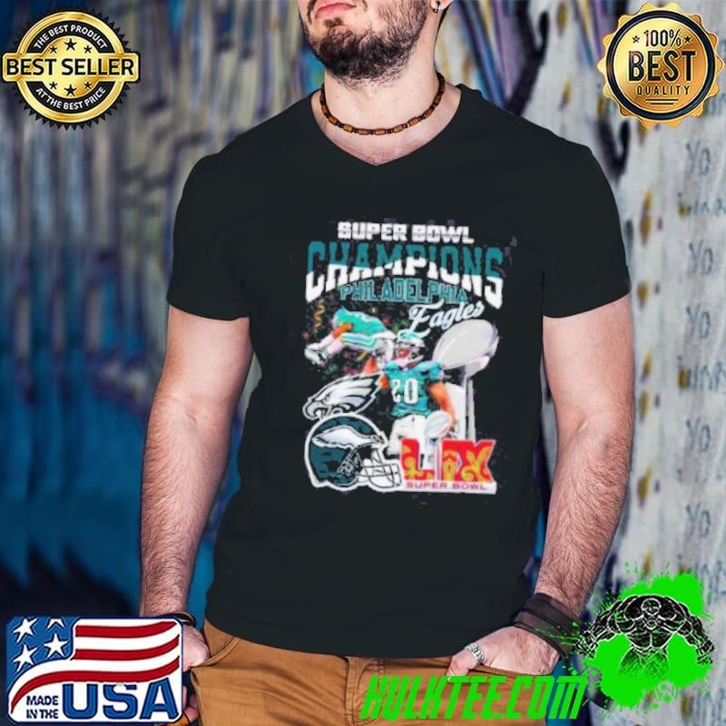 Lix Super Bowl Champions Philadelphia Eagles Football 2025 Guys V Neck