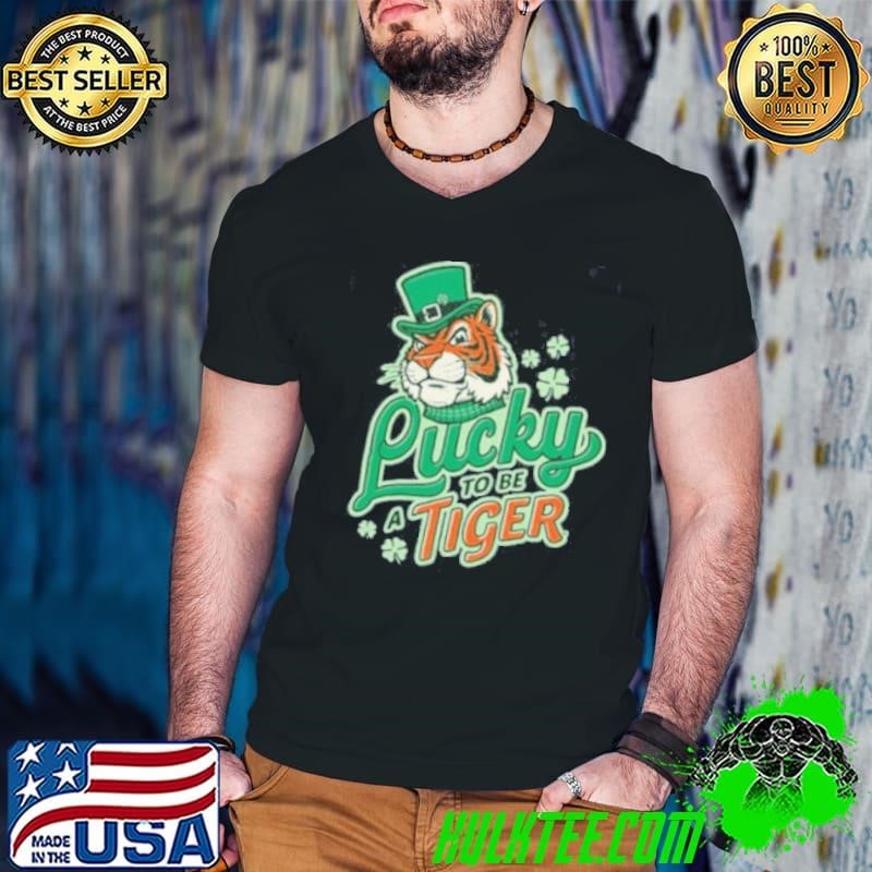 Lucky to Be a Tiger Saint Patrick’s Day Tiger Town Graphics shirt