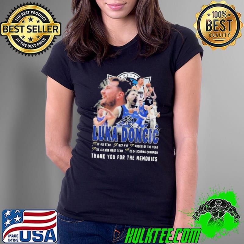 Luka Dončić Thank You For The Memories Ladies Tee
