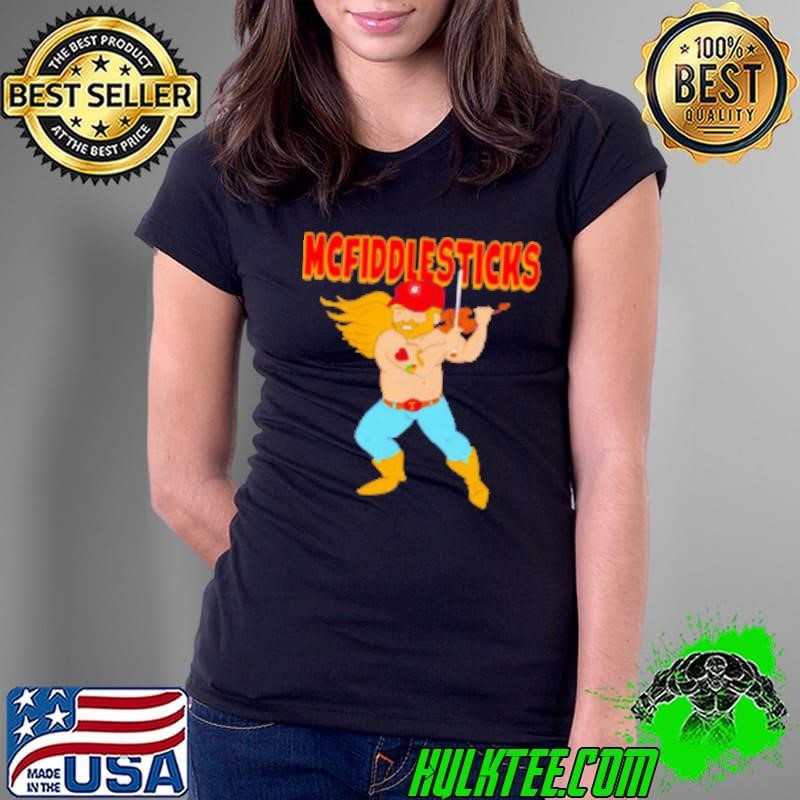 Mcfiddlesticks playing violin Ladies Tee