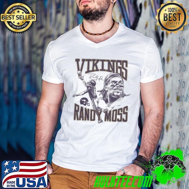 NFL Minnesota Vikings Football Randy Moss Portrait Signature shirt