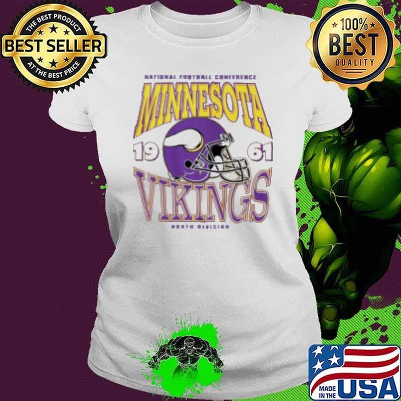 Nice Minnesota Vikings Classic Team Helmet shirt