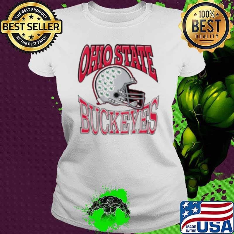 Nice Ohio State Buckeyes Classic Team Helmet Ladies tee