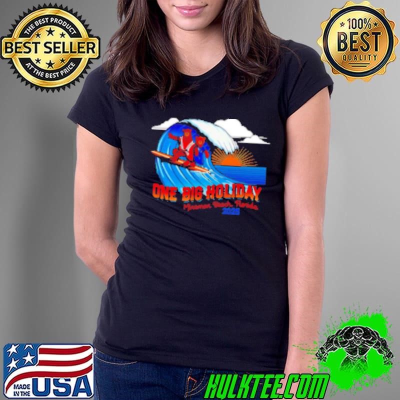 One Big Holiday Surf Bears Ladies Tee