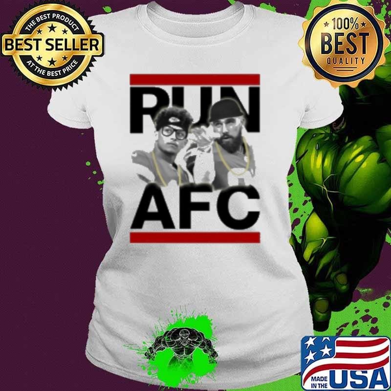 Patrick Mahomes Travis Kelce Run AFC Shirt