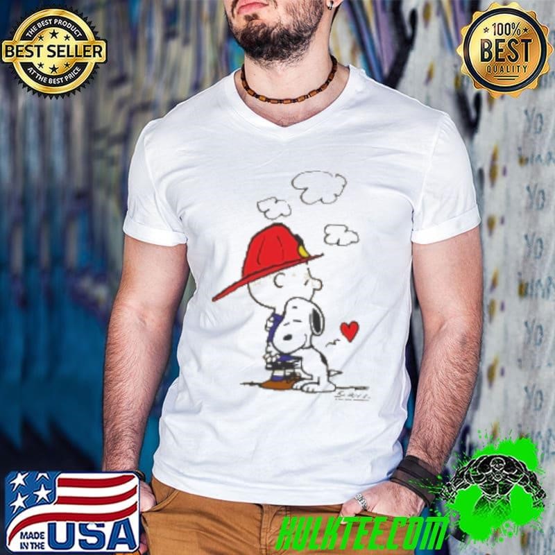Peanuts Charity Wildfire Hug Guys V Neck