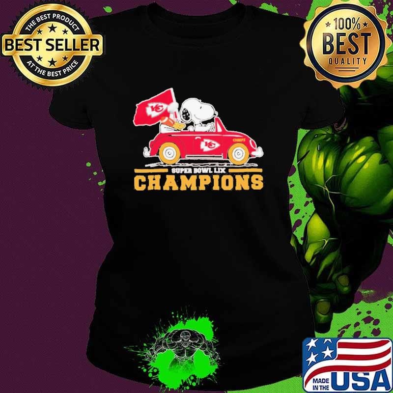 Peanuts Kansas City Chiefs Super Bowl LIX champions shirt