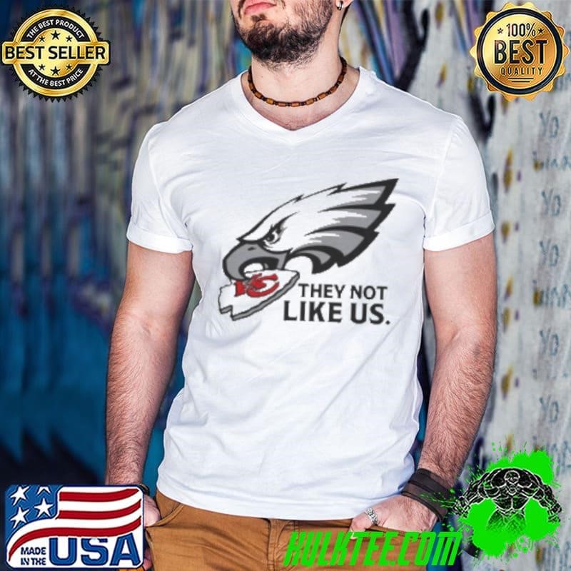 Philadelphia Eagles Beat Kansas City Chiefs They Not Like Us 2025 Guys V Neck