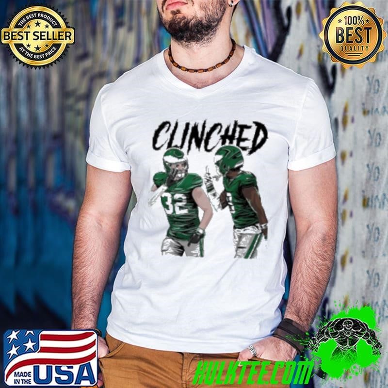Philadelphia Eagles Clinched Reed Blankenship Ft CJ Gardner Johnson Guys V Neck