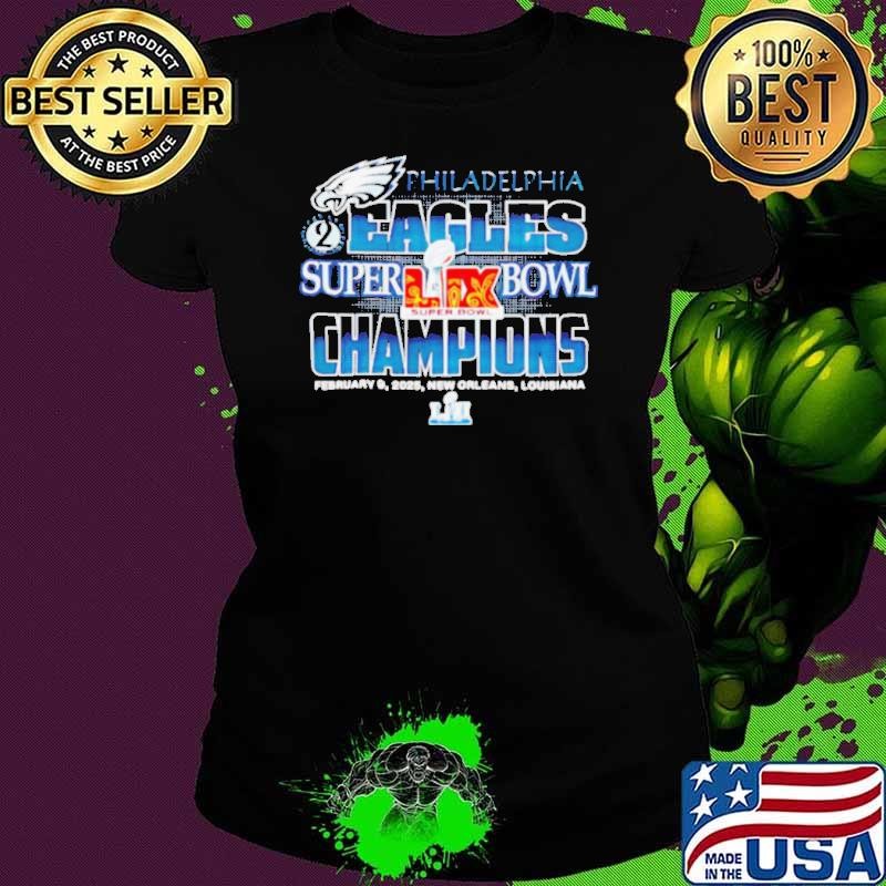 Philadelphia Eagles Super Bowl LIX 2025 Champions shirt