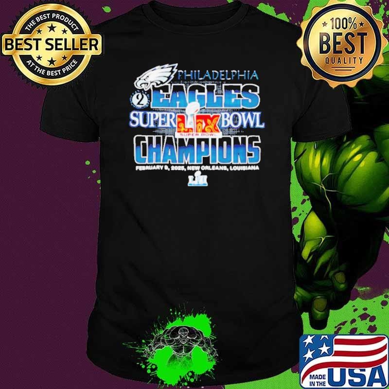 Philadelphia Eagles Super Bowl LIX 2025 Champions Unisex