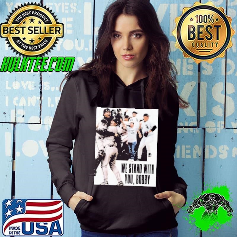 Poster Chicago White Sox We Stand With You Bobby Jenks Treated For Stage 4 Adenocarcinoma, Form Of Stomach Cancer Signature Hoodie