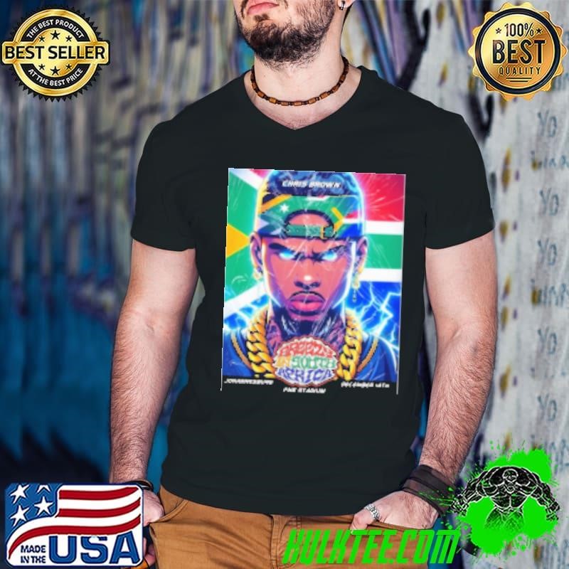 Poster Chris Brown Johannesburg December 14th FNB Stadium Shirt