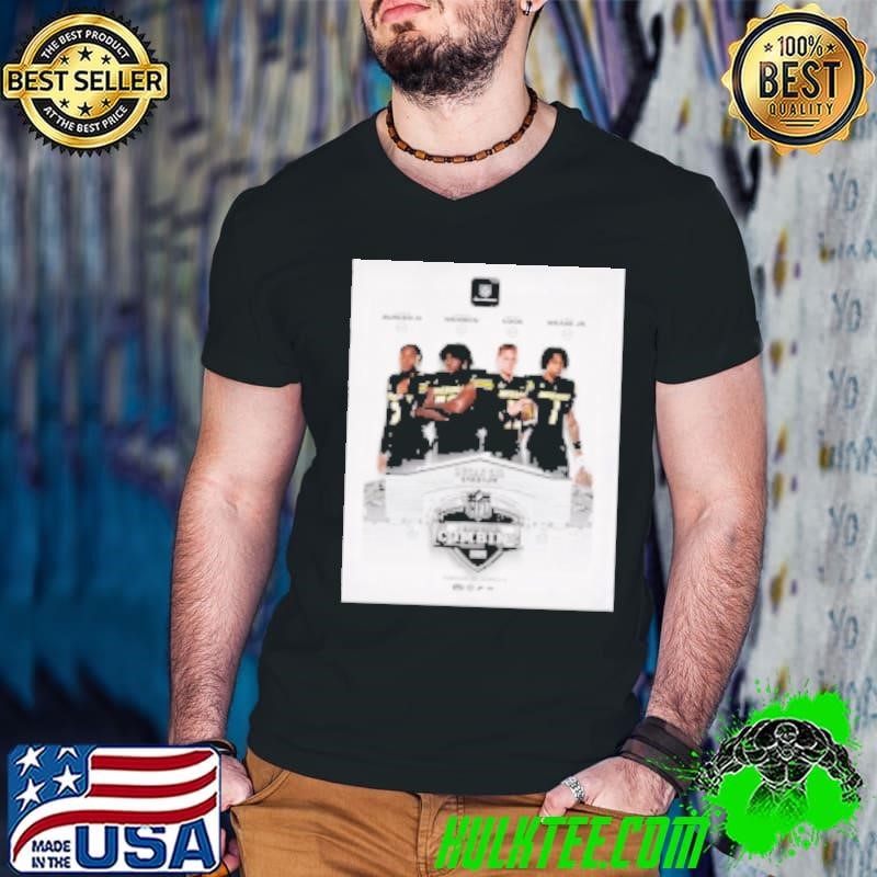 Poster Missouri Football Luther Burden lll Armand Membou Brady Cook Theo Wease Jr. NFL Scouting Combine 2025 Shirt