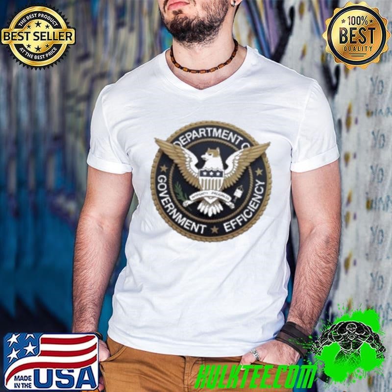 President Trump Permits Elon Musk Doge Department Of Government Efficiency Integrity Progress Shirt