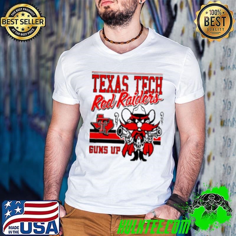 Raider Red Texas Tech Red Raiders Retro Logo Mascot Guys V Neck