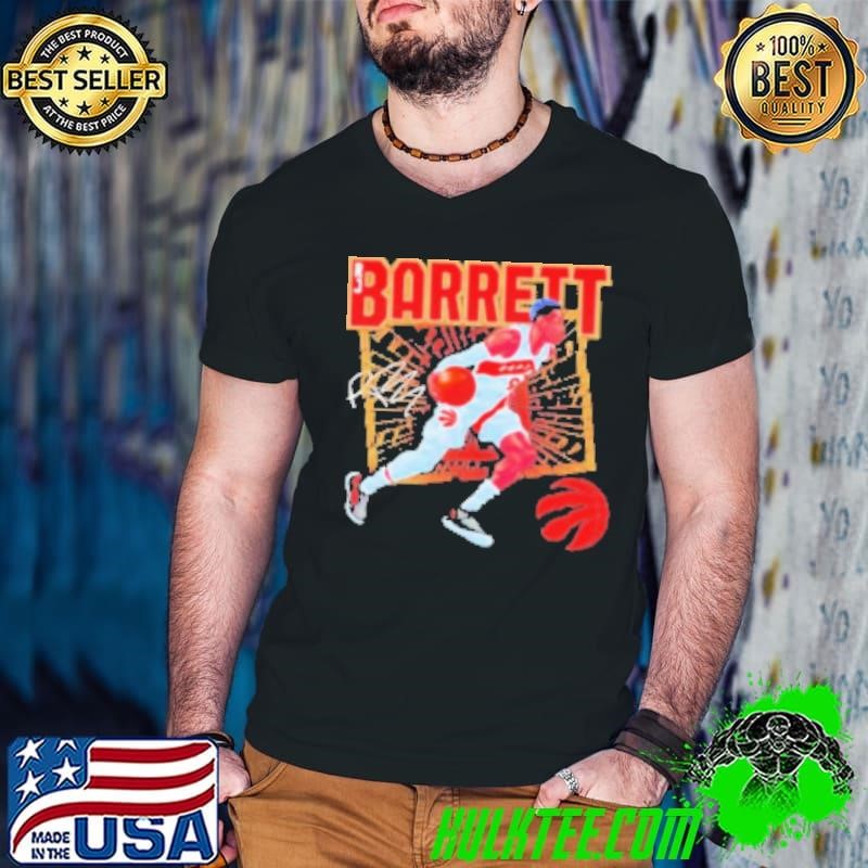Rj Barrett Toronto Raptors Nba Basketball Shattered Signature Vintage Shirt