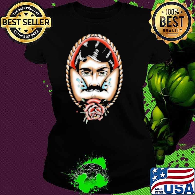 Rose with beard man vintage Shirt