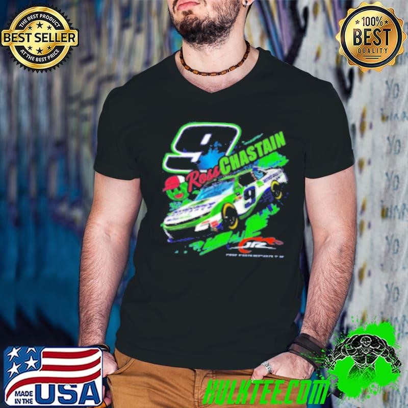 Ross Chastain JR Motorsports Official Team Apparel Heather Royal Acceptance Insurance Car Guys V Neck