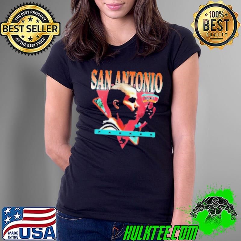 San Antonio Spurs Mitchell and Ness Tony Parker Love Hall of Fame Ladies Tee