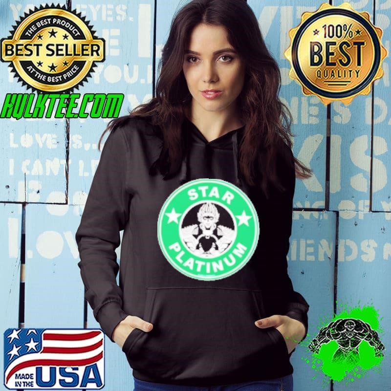 Star Platinum Starbucks Logo Parody Hoodie