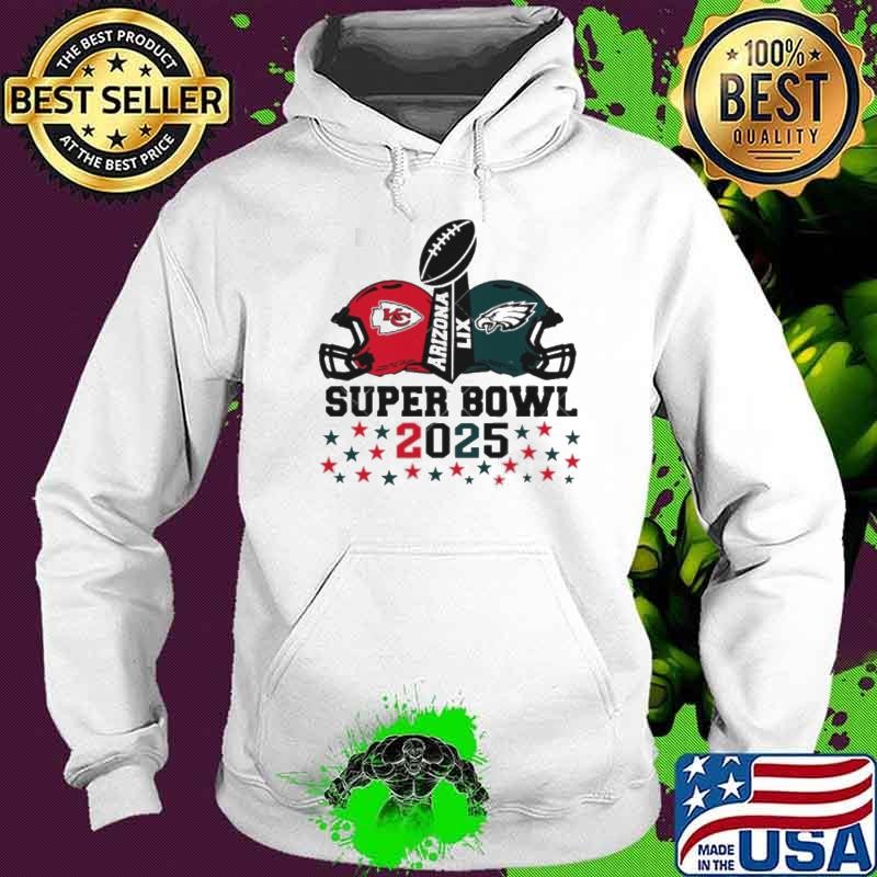 Super Bowl 2025 Chiefs vs Eagles Arizona LIX Hoodie