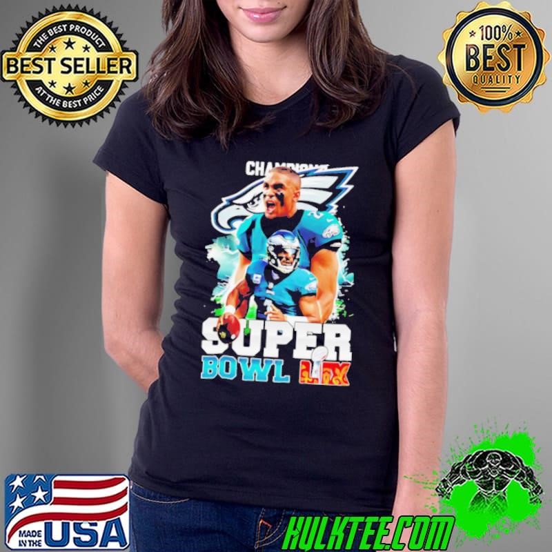 Super Bowl 2025 LIX Champions number 1 Eagles Ladies Tee