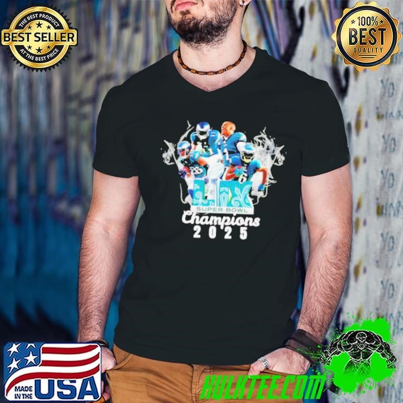 Super Bowl Champions Team 2025 Philadelphia Eagles Guys V Neck