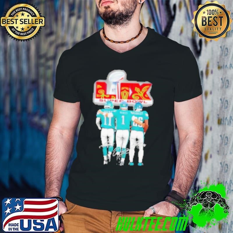 Super Bowl LIX Brown Hurts and Barkley signatures Shirt