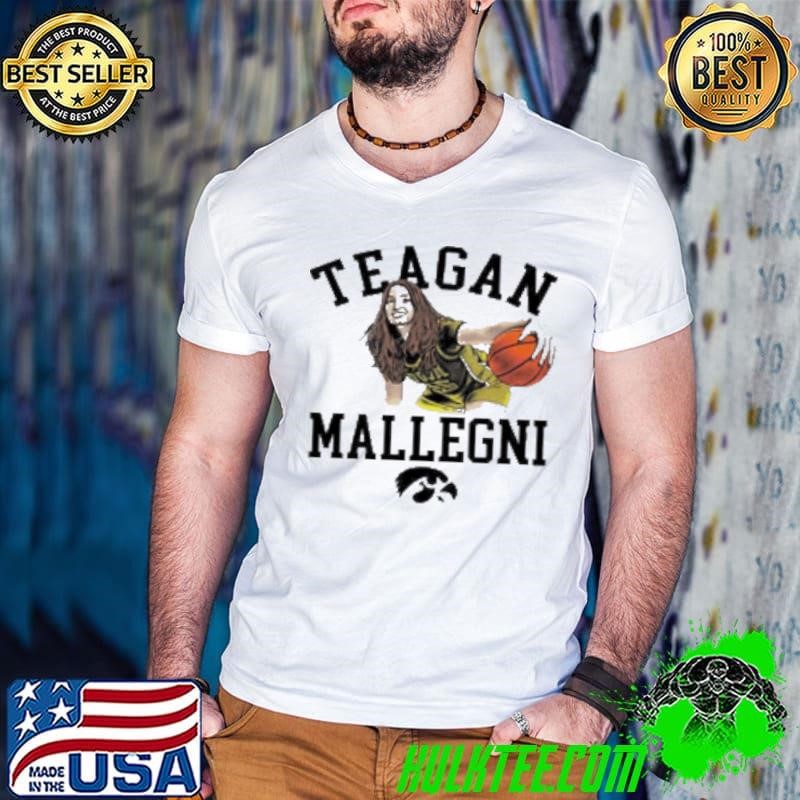 Teagan Mallegni Iowa Hawkeyes basketball cartoon player Shirt