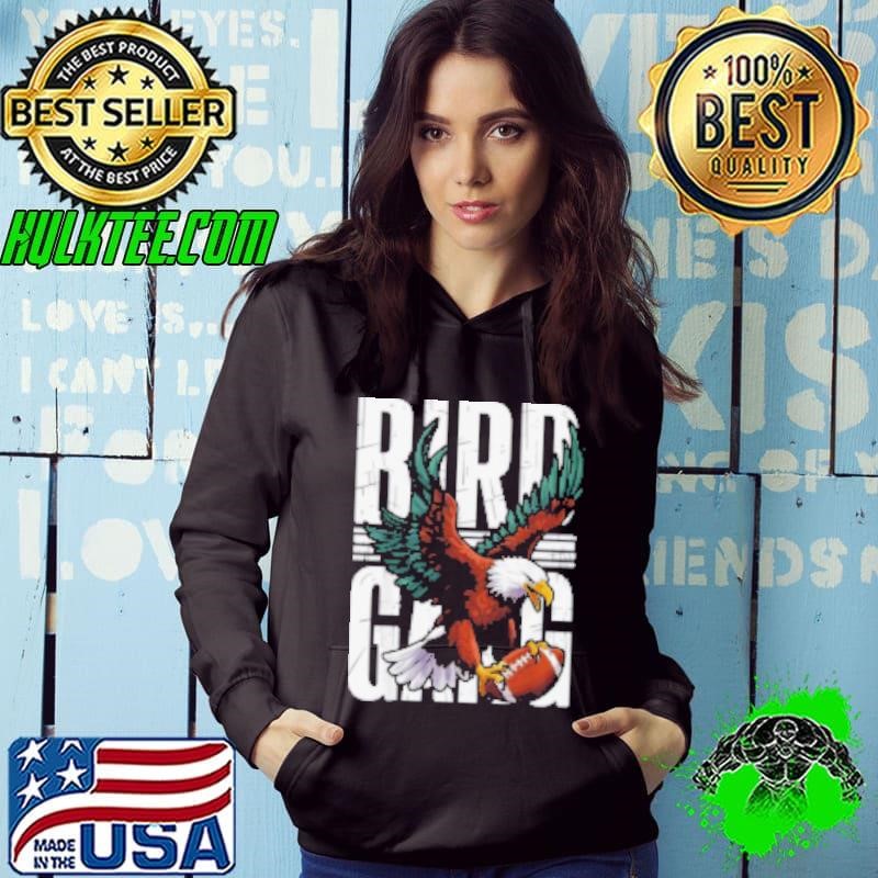 Top Vintage Cool Eagle Football Hoodie
