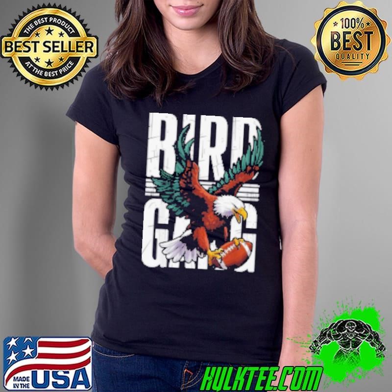 Top Vintage Cool Eagle Football Ladies Tee