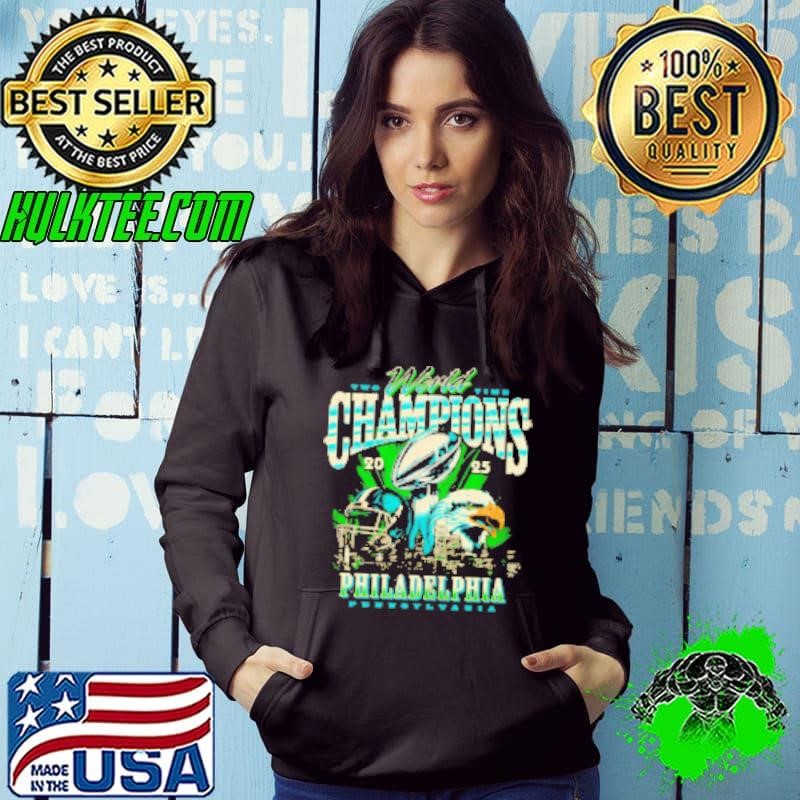 Two times World Champions 2025 Philadelphia Eagles Hoodie