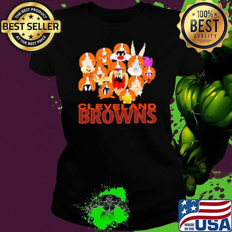 Vintage 1990 Cleveland Browns Looney Tunes Shirt