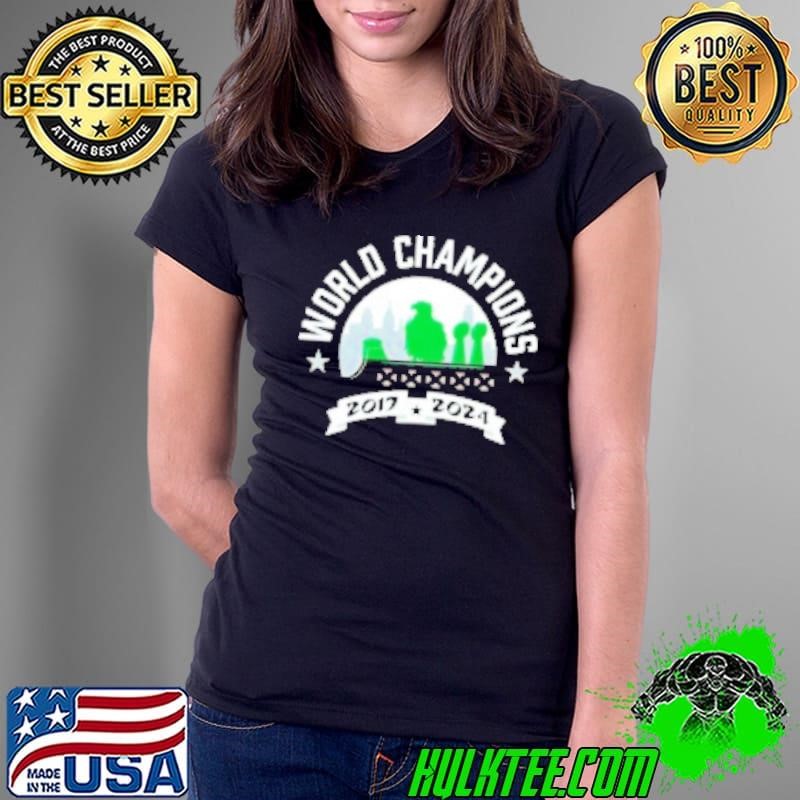 World Champions 2017 2024 Eagles Ladies Tee
