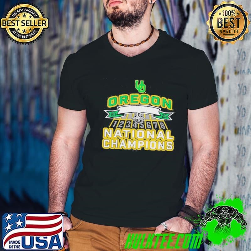 2025 Oregon Ducks NCAA Womens Indoor Track Field National Champions shirt