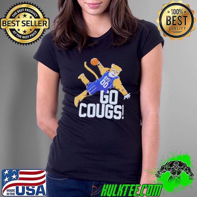 Cosmo Dunk BYU Mascot Go Cougs Ladies Tee