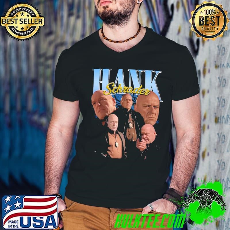 Hank Schrader central character in the American crime drama series Guys V Neck