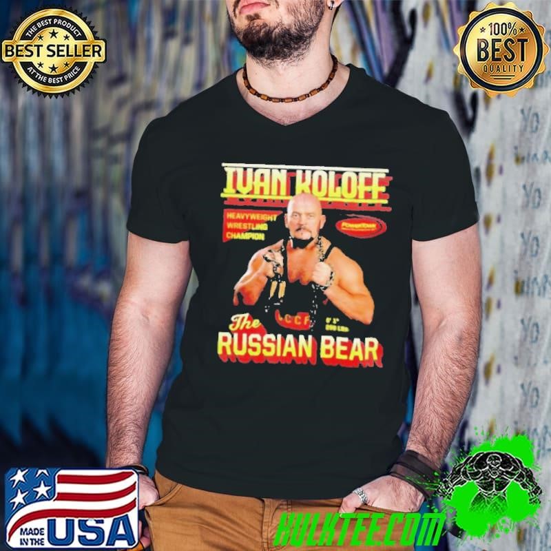 Ivan Koloff Powertown The Russian Bear Guys V Neck