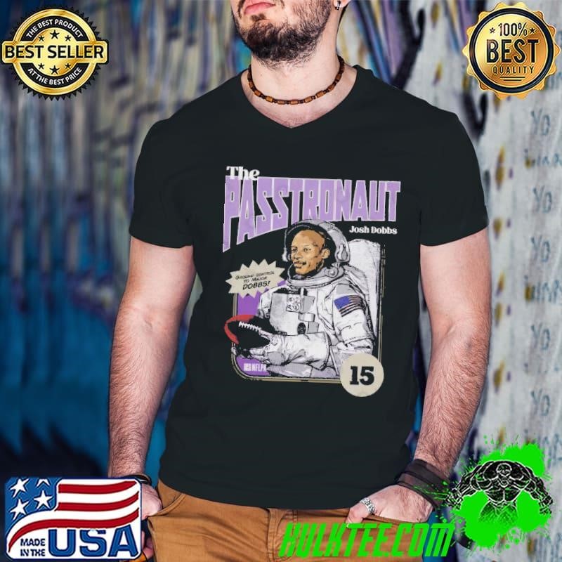 Joshua Dobbs American professional football quarterback Minnesota The Passtronaut Guys V Neck