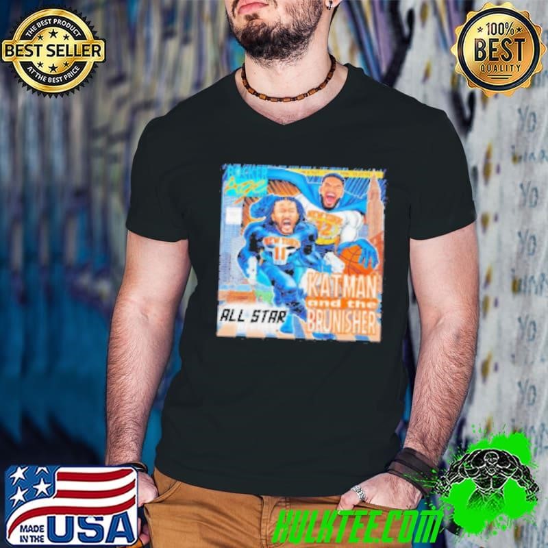 Katman and the Brunisher New York Knicks Jalen Brunson Karl Anthony Towns Shirt