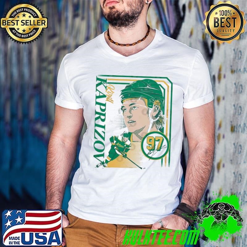 Kirill Kaprizov Russian professional ice hockey left winger Collage Frame Guys V Neck