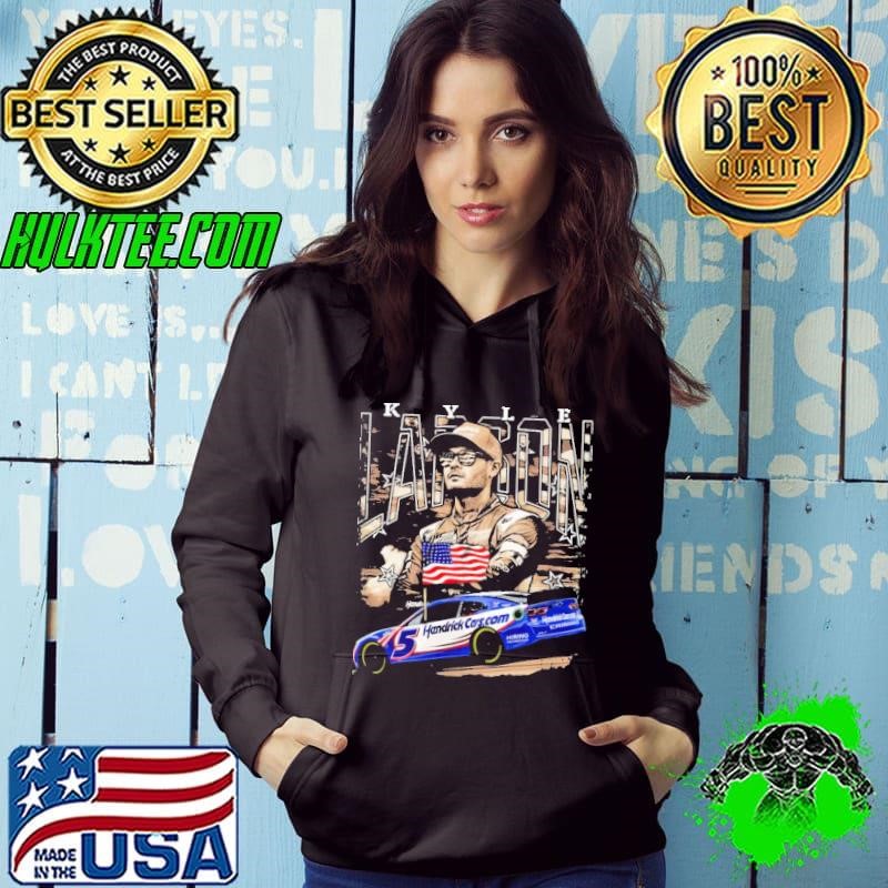Kyle Larson Green Military American professional racing driver Hoodie