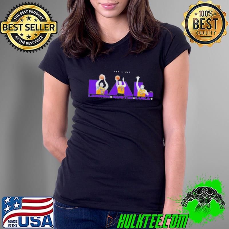 LA Lakers Vs All LAL LeBron Austin Luka shirt